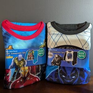 MARVEL Avengers and Black Panther Kids Pajamas Set